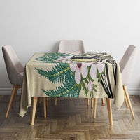 Endemic Tomtit New Zealand Tablecloth Miromiro Manuka Silver Fern Maori Pattern LT14 - Polynesian Pride