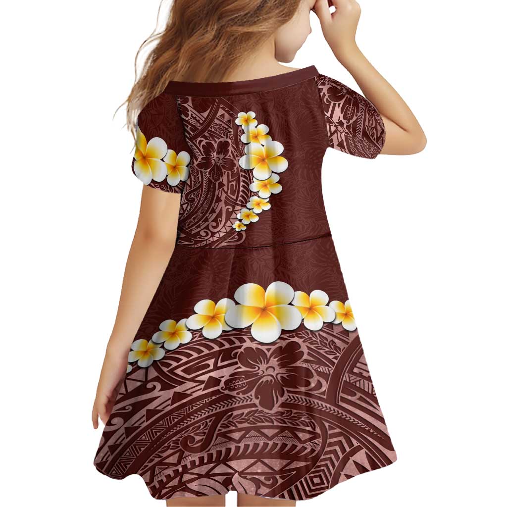Oxblood Tropical Plumeria With Galaxy Polynesian Art Family Matching Tank Maxi Dress and Hawaiian Shirt LT14 - Polynesian Pride