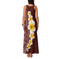 Oxblood Tropical Plumeria With Galaxy Polynesian Art Family Matching Tank Maxi Dress and Hawaiian Shirt LT14 - Polynesian Pride