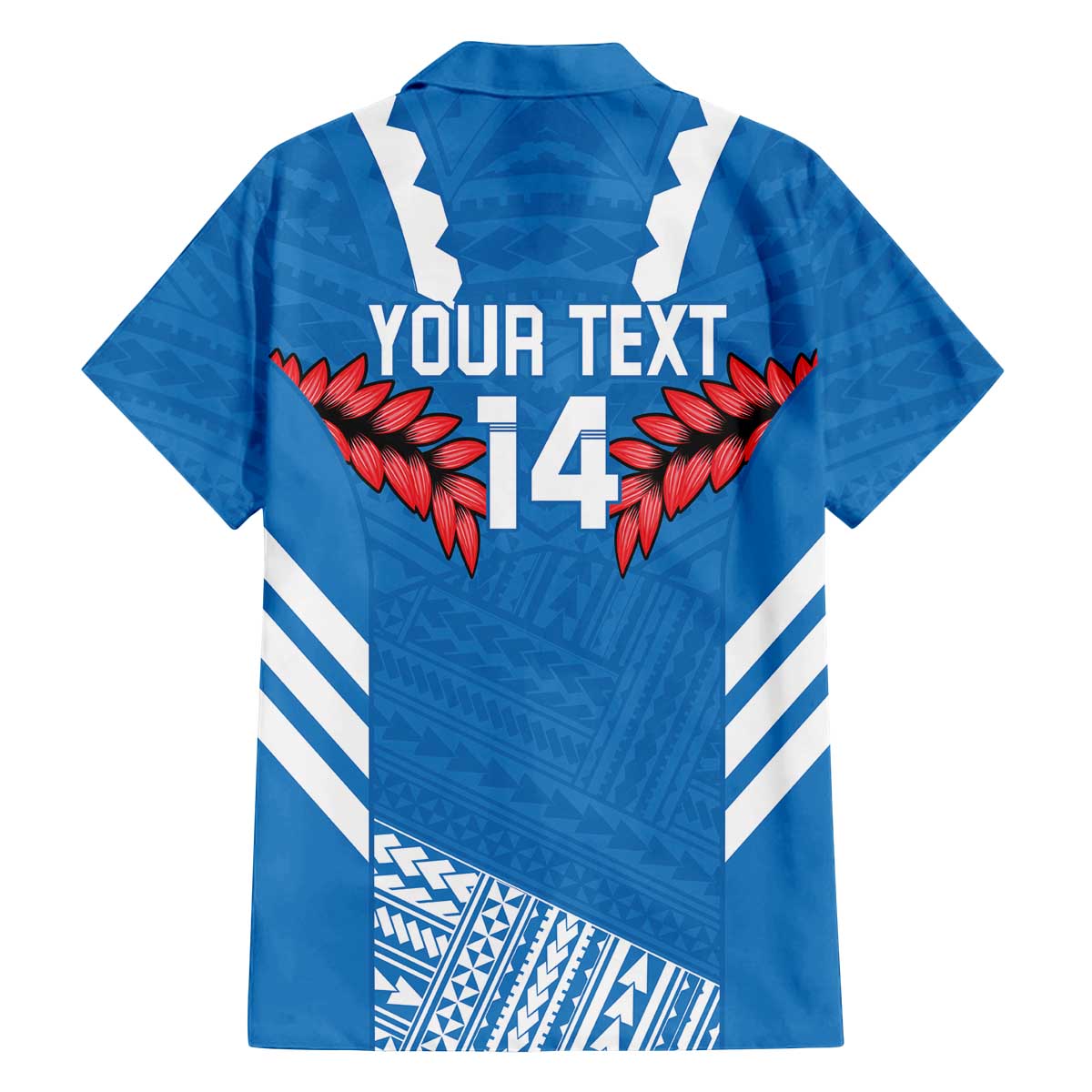 Custom Toa Samoa Rugby Family Matching Off The Shoulder Long Sleeve Dress and Hawaiian Shirt Samoan Siva Tau Uso Aso Uma LT14 - Polynesian Pride