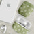 Vesuvian Green Palaka Quilt Hawaii AirPods Case Traditional Hawaii-plaid Pattern - Polynesian Pride