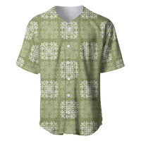 Vesuvian Green Palaka Quilt Hawaii Baseball Jersey Traditional Hawaii-plaid Pattern LT14 Vesuvian Green - Polynesian Pride