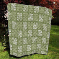 Vesuvian Green Palaka Quilt Hawaii Quilt Traditional Hawaii-plaid Pattern LT14 - Polynesian Pride