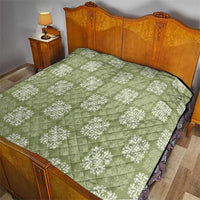 Vesuvian Green Palaka Quilt Hawaii Quilt Traditional Hawaii-plaid Pattern LT14 - Polynesian Pride