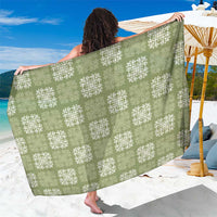 Vesuvian Green Palaka Quilt Hawaii Sarong Traditional Hawaii-plaid Pattern LT14 One Size 44 x 66 inches Vesuvian Green - Polynesian Pride