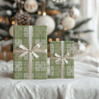 Vesuvian Green Palaka Quilt Hawaii Wrapping Paper Traditional Hawaii-plaid Pattern - Polynesian Pride