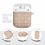Beige Palaka Quilt Hawaii AirPods Case Traditional Hawaii-plaid Pattern - Polynesian Pride