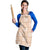 Beige Palaka Quilt Hawaii Apron Traditional Hawaii-plaid Pattern - Polynesian Pride