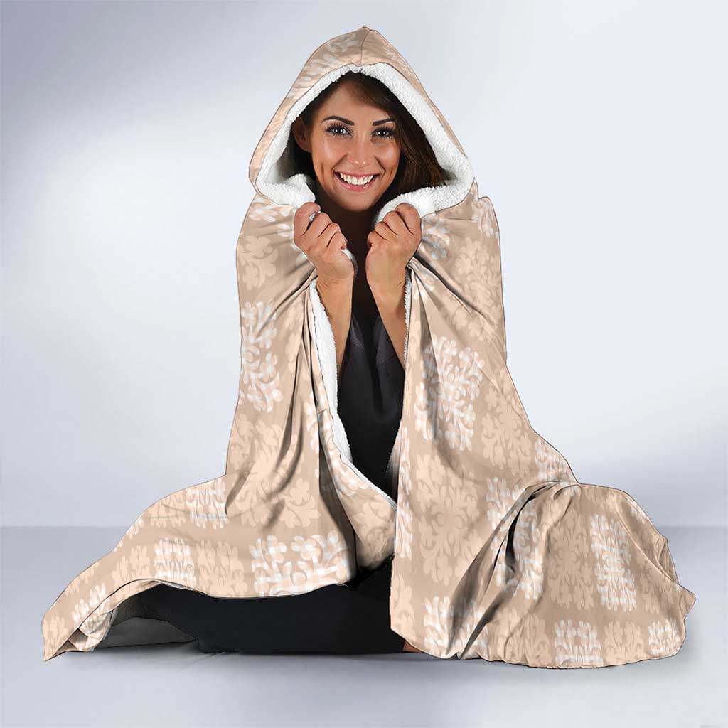 Beige Palaka Quilt Hawaii Hooded Blanket Traditional Hawaii-plaid Pattern LT14 - Polynesian Pride