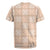 Beige Palaka Quilt Hawaii Rugby Jersey Traditional Hawaii-plaid Pattern - Polynesian Pride