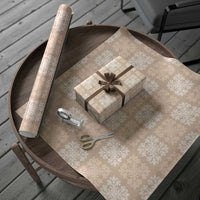 Beige Palaka Quilt Hawaii Wrapping Paper Traditional Hawaii-plaid Pattern - Polynesian Pride