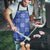Royal Blue Palaka Quilt Hawaii Apron Traditional Hawaii-plaid Pattern - Polynesian Pride