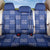 Royal Blue Palaka Quilt Hawaii Back Car Seat Cover Traditional Hawaii-plaid Pattern - Polynesian Pride