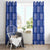 Royal Blue Palaka Quilt Hawaii Window Curtain Traditional Hawaii-plaid Pattern - Polynesian Pride
