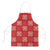 Red Palaka Quilt Hawaii Apron Traditional Hawaii-plaid Pattern - Polynesian Pride
