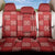 Red Palaka Quilt Hawaii Back Car Seat Cover Traditional Hawaii-plaid Pattern - Polynesian Pride