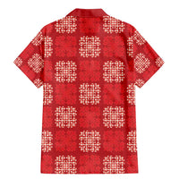 Red Palaka Quilt Hawaii Family Matching Mermaid Dress and Hawaiian Shirt Traditional Hawaii-plaid Pattern LT14 - Polynesian Pride