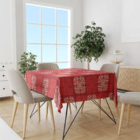 Red Palaka Quilt Hawaii Tablecloth Traditional Hawaii-plaid Pattern - Polynesian Pride