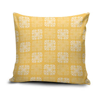 Yellow Palaka Quilt Hawaii Pillow Cover Traditional Hawaii-plaid Pattern LT14 Yellow - Polynesian Pride