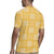 Yellow Palaka Quilt Hawaii Rugby Jersey Traditional Hawaii-plaid Pattern - Polynesian Pride