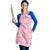 Pink Palaka Quilt Hawaii Apron Traditional Hawaii-plaid Pattern - Polynesian Pride