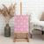 Pink Palaka Quilt Hawaii Canvas Wall Art Traditional Hawaii-plaid Pattern - Polynesian Pride