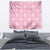 Pink Palaka Quilt Hawaii Tapestry Traditional Hawaii-plaid Pattern - Polynesian Pride