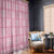 Pink Palaka Quilt Hawaii Window Curtain Traditional Hawaii-plaid Pattern - Polynesian Pride