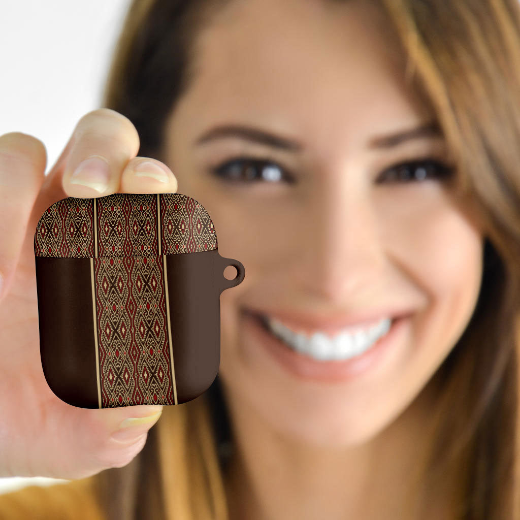 Mabuhay Philippines Festival AirPods Case Tnalak Modern Filipiniana Inspired LT14 - Polynesian Pride