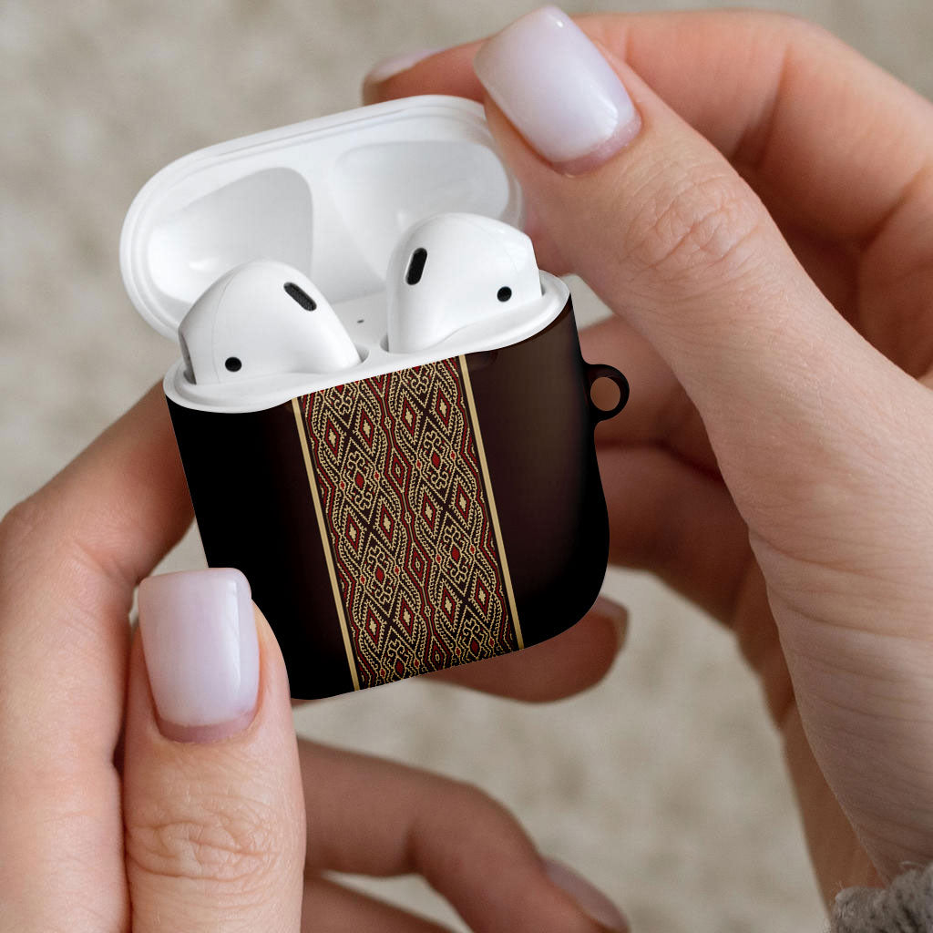 Mabuhay Philippines Festival AirPods Case Tnalak Modern Filipiniana Inspired LT14 - Polynesian Pride