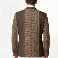 Mabuhay Philippines Festival Blazer Tnalak Modern Filipiniana Inspired LT14 - Polynesian Pride