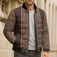 Mabuhay Philippines Festival Bomber Puffer Jacket Tnalak Modern Filipiniana Inspired LT14 - Polynesian Pride
