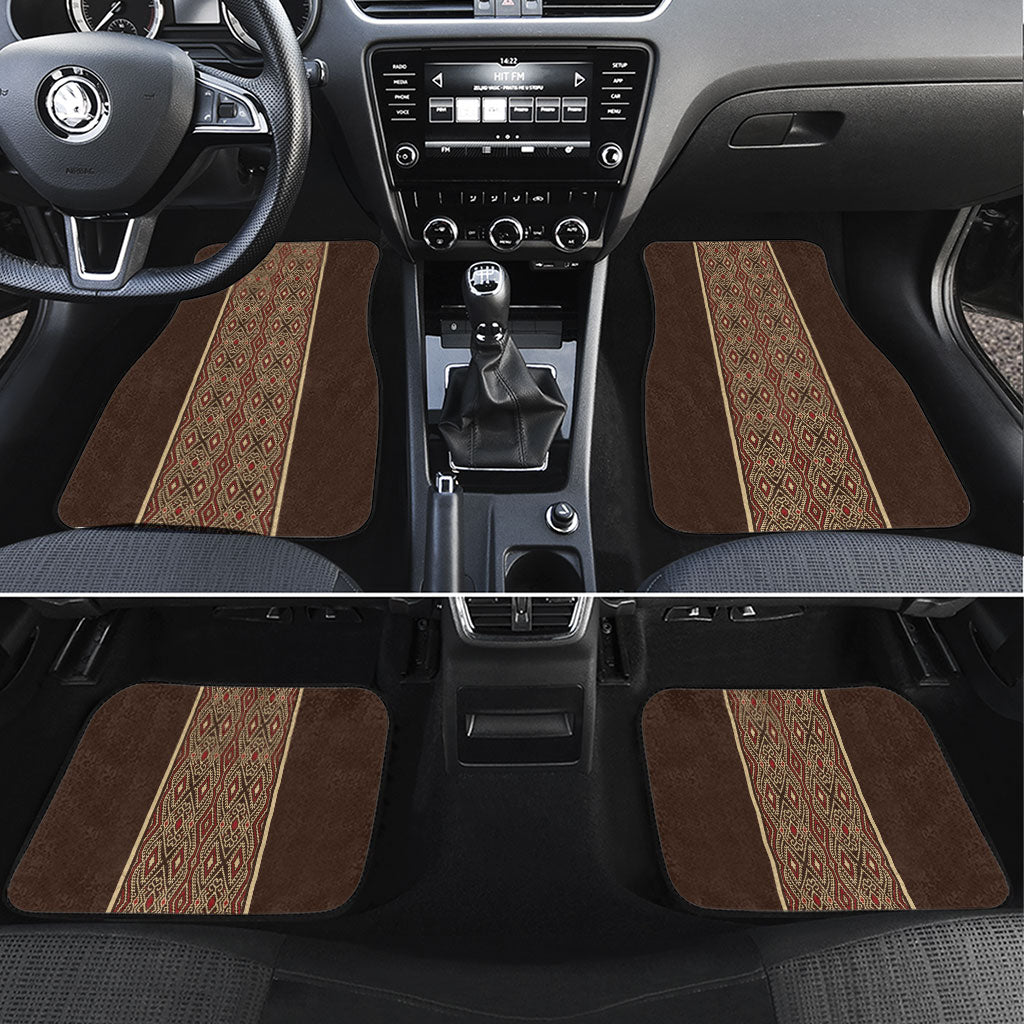 Mabuhay Philippines Festival Car Mats Tnalak Modern Filipiniana Inspired