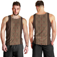 Mabuhay Philippines Festival Men Tank Top Tnalak Modern Filipiniana Inspired LT14 - Polynesian Pride