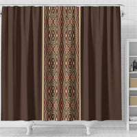 Mabuhay Philippines Festival Shower Curtain Tnalak Modern Filipiniana Inspired LT14 - Polynesian Pride
