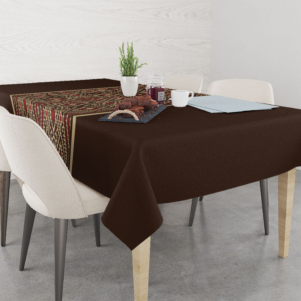 Mabuhay Philippines Festival Tablecloth Tnalak Modern Filipiniana Inspired LT14 - Polynesian Pride