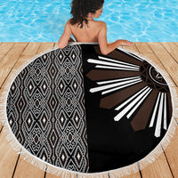 Mabuhay Philippines Festival Beach Blanket Araw Tnalak Modern Filipiniana Inspired LT14 - Polynesian Pride