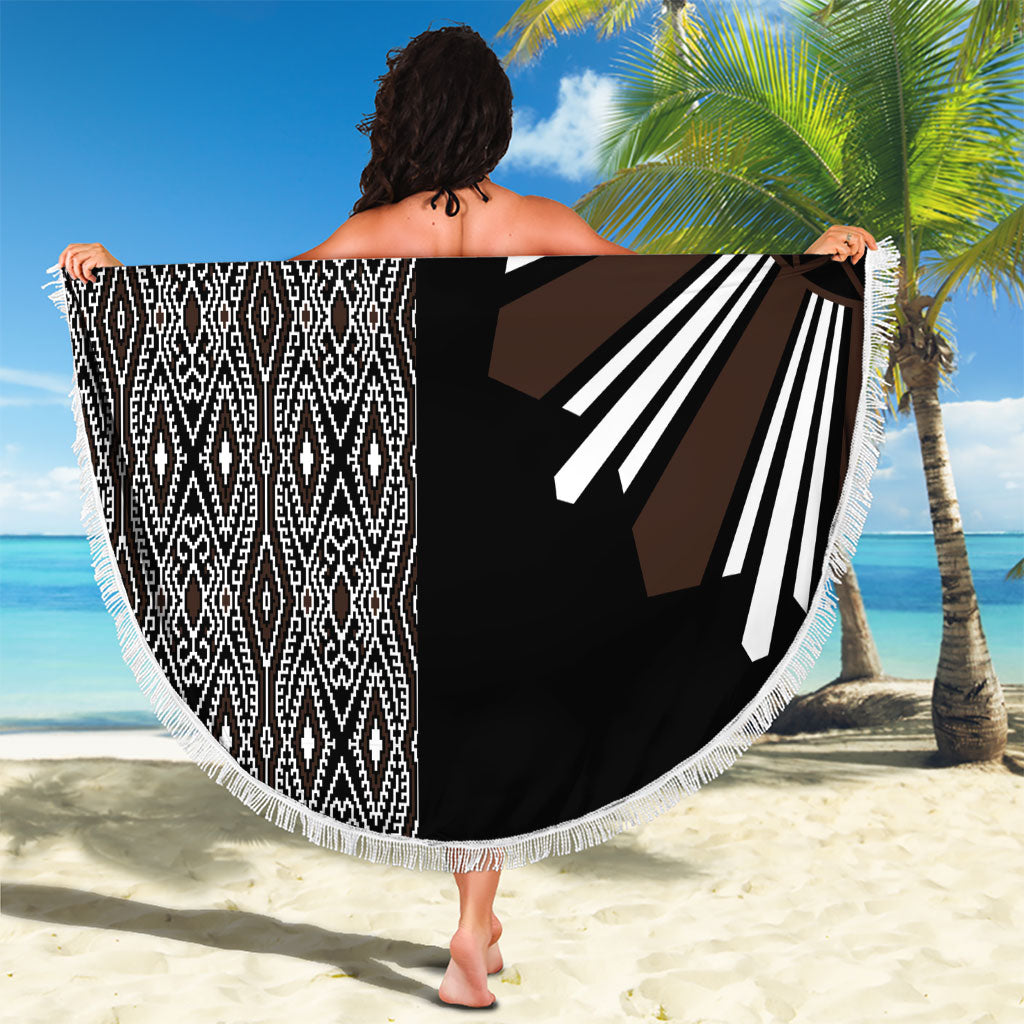 Mabuhay Philippines Festival Beach Blanket Araw Tnalak Modern Filipiniana Inspired LT14 - Polynesian Pride