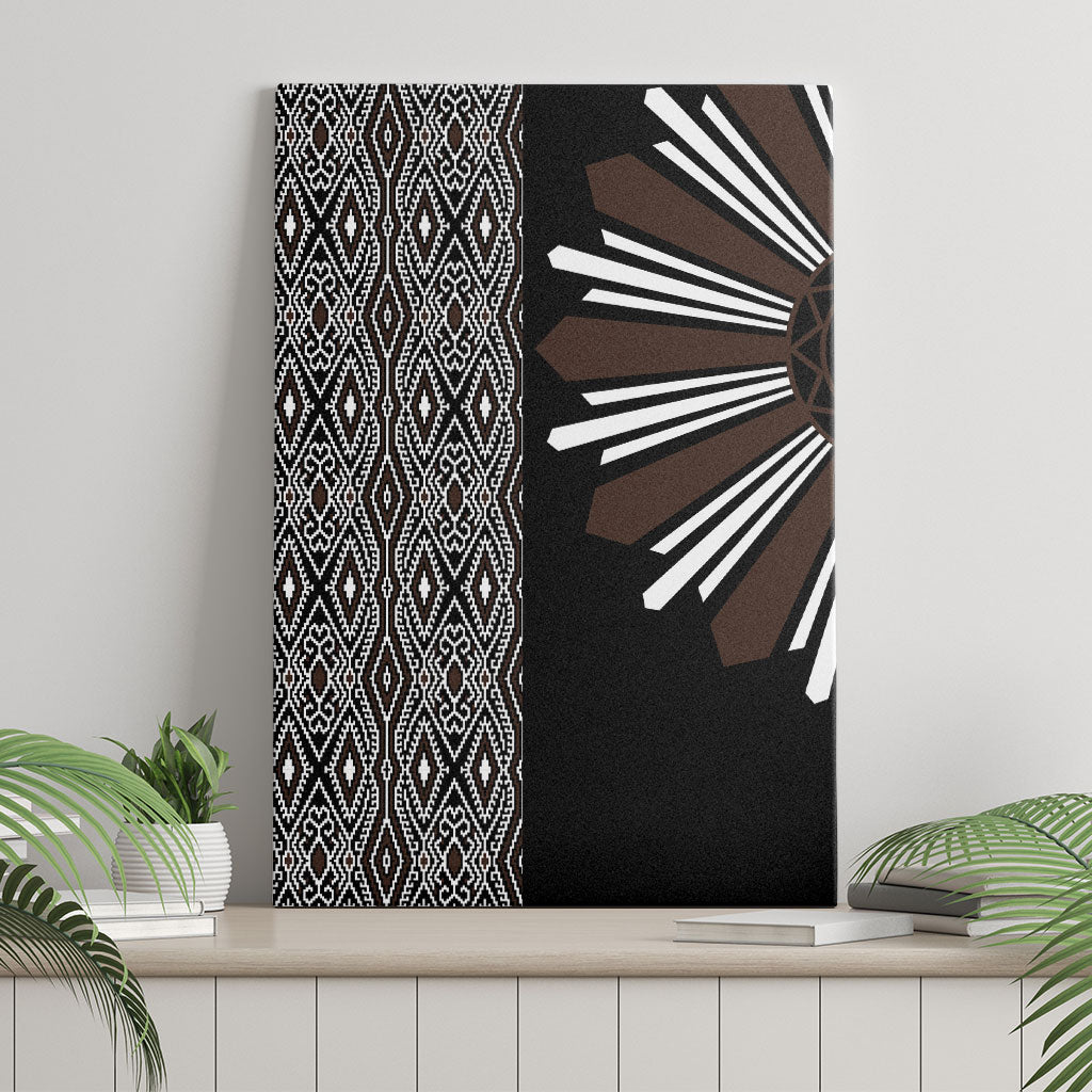 Mabuhay Philippines Festival Canvas Wall Art Araw Tnalak Modern Filipiniana Inspired LT14 - Polynesian Pride