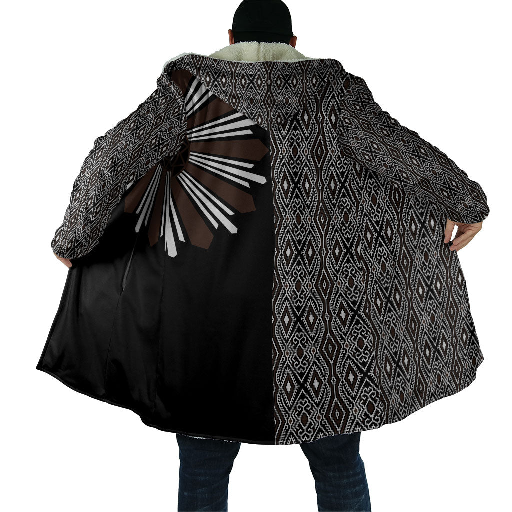 Mabuhay Philippines Festival Cloak Araw Tnalak Modern Filipiniana Inspired LT14 - Polynesian Pride