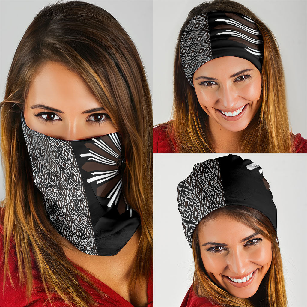 Mabuhay Philippines Festival Neck Gaiter Araw Tnalak Modern Filipiniana Inspired LT14 - Polynesian Pride
