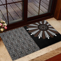 Mabuhay Philippines Festival Rubber Doormat Araw Tnalak Modern Filipiniana Inspired LT14 - Polynesian Pride