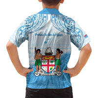 Fiji Day 1970 Family Matching Long Sleeve Bodycon Dress and Hawaiian Shirt Proud To Be A Fijian Tapa Pattern LT14 - Polynesian Pride