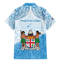 Fiji Day 1970 Family Matching Mermaid Dress and Hawaiian Shirt Proud To Be A Fijian Tapa Pattern LT14 - Polynesian Pride