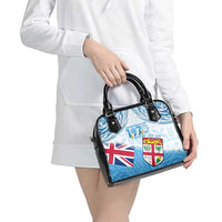 Fiji Day 1970 Shoulder Handbag Proud To Be A Fijian Tapa Pattern LT14 - Polynesian Pride