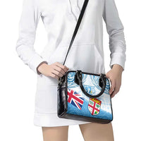 Fiji Day 1970 Shoulder Handbag Proud To Be A Fijian Tapa Pattern LT14 - Polynesian Pride