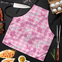 Alaka Aloha Hawaii Apron Plumeria Lei With Palaka Motif - Polynesian Pride