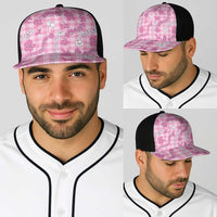 Alaka Aloha Hawaii Baseball Net Cap Plumeria Lei With Palaka Motif - Polynesian Pride