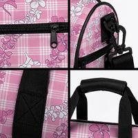Alaka Aloha Hawaii Duffle Bag Plumeria Lei With Palaka Motif