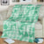 Omaomao Aloha Hawaii Blanket Plumeria Lei With Palaka Motif - Polynesian Pride